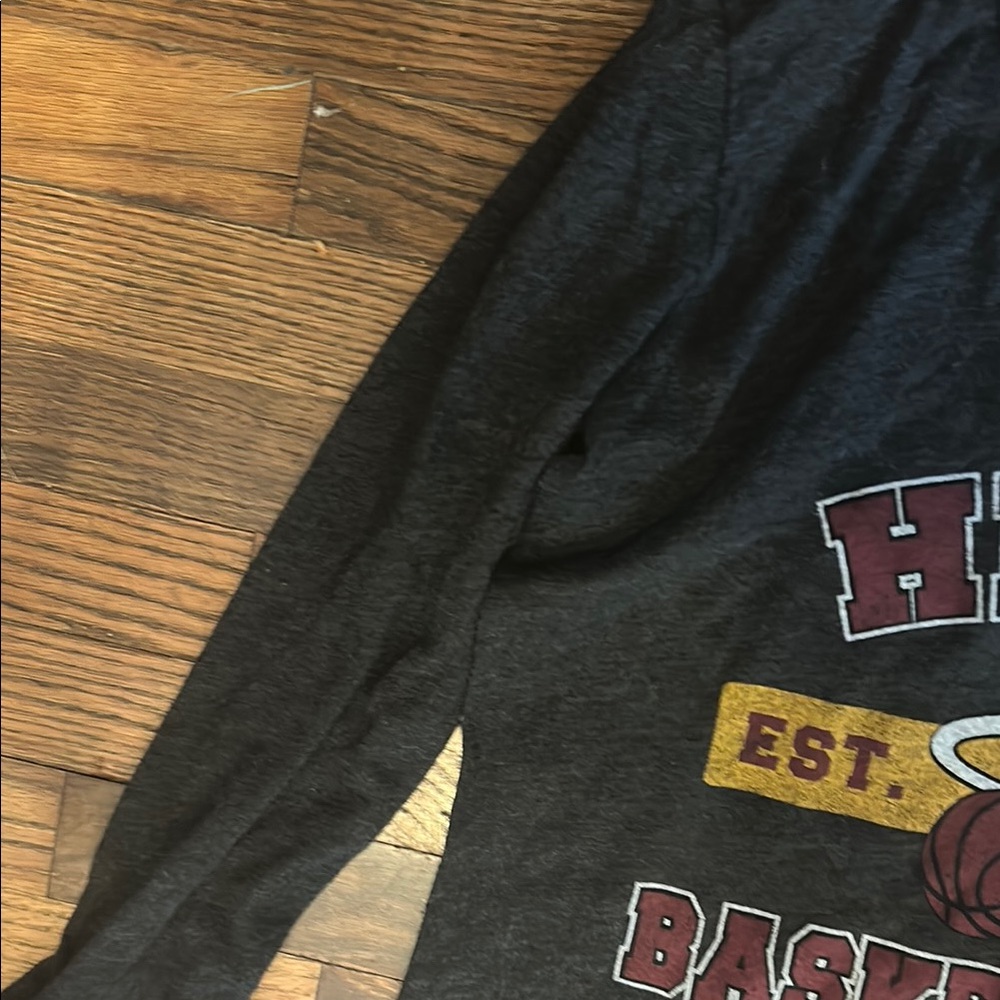NBA Gray and Red Long Sleeve Hoodie - Picture 7 of 9